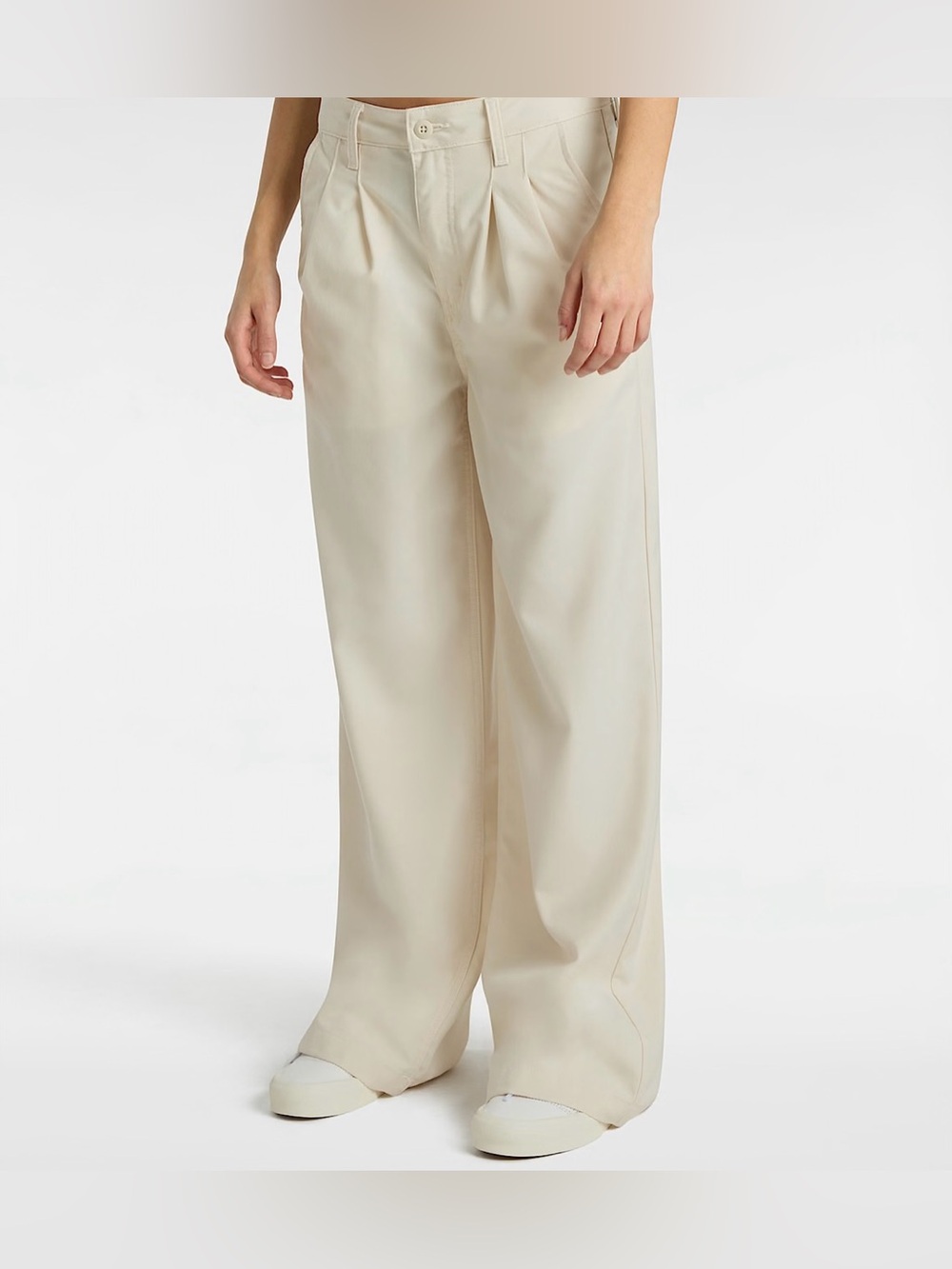 Vans Women Wide-Leg Pleated Pants  # 27